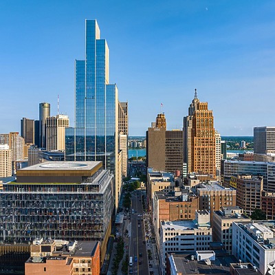 Hudson's Site Redevelopment Tower by Bedrock