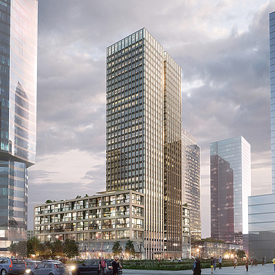 Hochhaus am Alexanderplatz by Sauerbruch Hutton