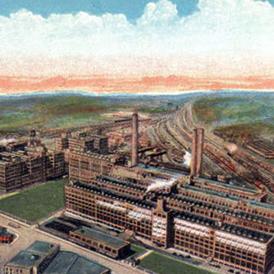 Firestone Tire and Rubber Company Headquarters and Plant No. 1 by Akron Stationery Co., Inc.