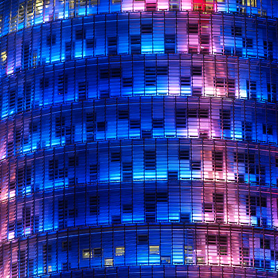 Torre Agbar by Cesar Serrano