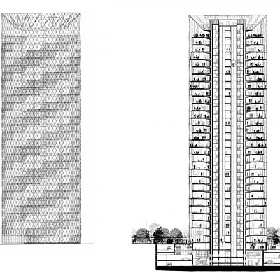 Westhafen Tower by Schneider + Schumacher Architekten