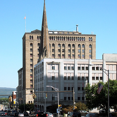 Adirondack Bank Building by John Cahill