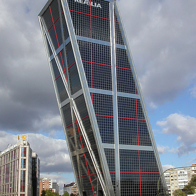 Puerta de Europa II by Cesar Serrano