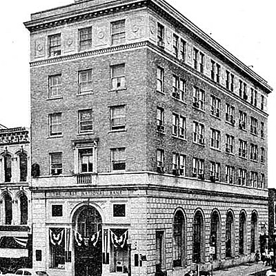 Chase Building by Morrisson-Reeves Library, Richmond, Indiana