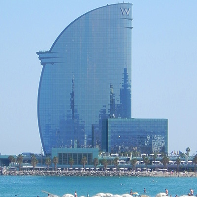 Hotel W Barcelona by Pierrick Bourge