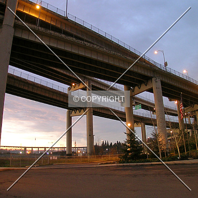 Marquam Bridge by Serdica