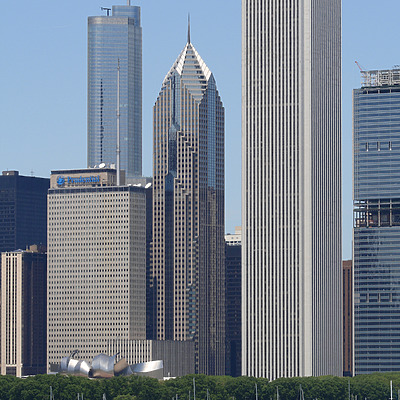 Two Prudential Plaza by Michiel van Dijk