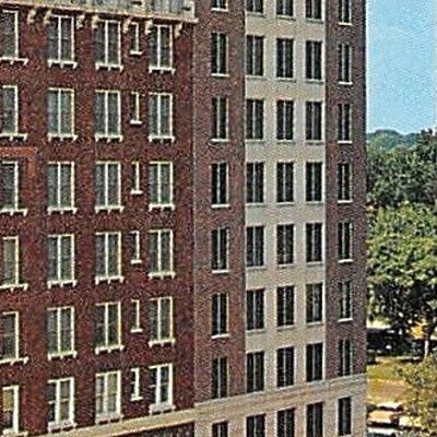 Ralston Towers Addition by Natural Color Post Card Co.