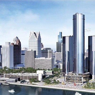Detroit Marriott at the Renaissance Center by General Motors / Bedrock