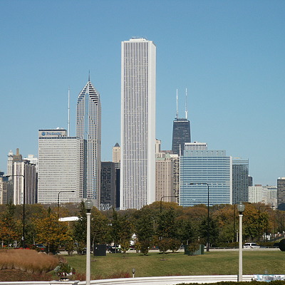 Aon Center by Daniel Kieckhefer