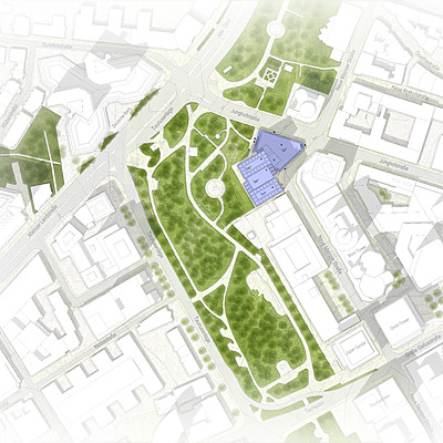 Hochhauskomplex Neue Mainzer Straße by KSP Engel und Zimmermann