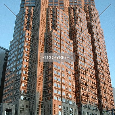 Tokyo City Hall Tower II by Andrew Stewart