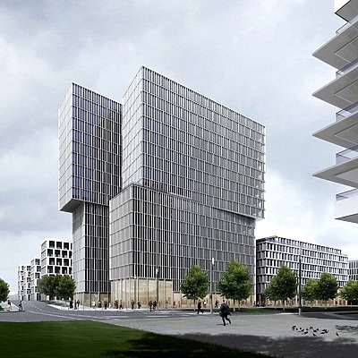 FAZ Tower by Eike Becker Architekten