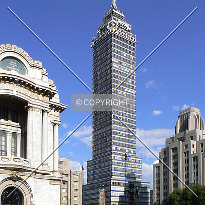 Torre Latinoamericana by Luis Ibáñez