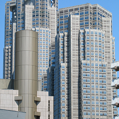 Tokyo City Hall Tower II by Kevin Hemphill