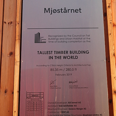 Mjøstårnet by Kjetil Balog