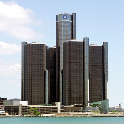 Detroit Marriott at the Renaissance Center by Marshall Gerometta