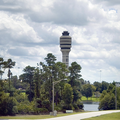 Orlando International Airport Air Traffic Control Tower by Jim Schwartz