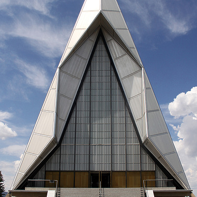 United States Air Force Academy Cadet Chapel by Daniel Kieckhefer
