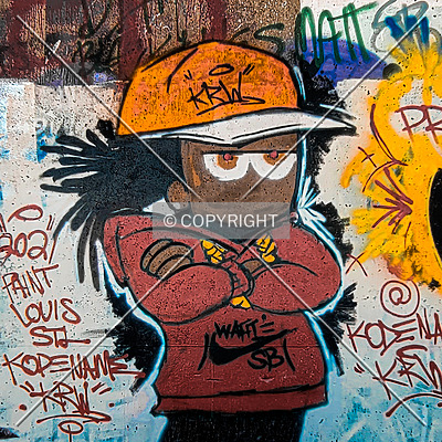 Saint Louis City Flood Wall (South Wall) by Ryan Hildebrand