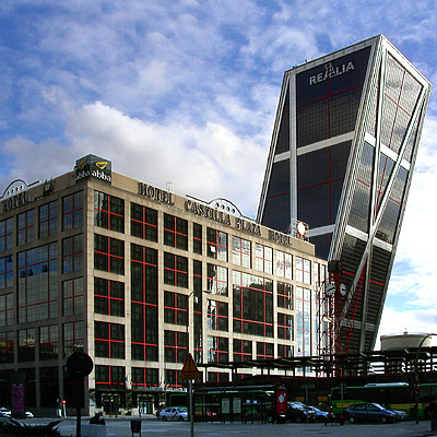Puerta de Europa II by Cesar Serrano