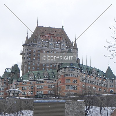 Le Château Frontenac by Florian Barbier