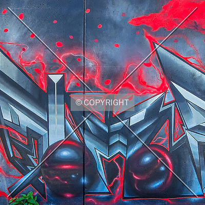 Saint Louis City Flood Wall (South Wall) by Ryan Hildebrand