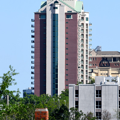 Plaza Tower at Kleman Plaza by John W. Cahill