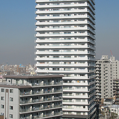 Park Side Tower Cosmos Kawaguchi Station Front by Kevin Hemphill