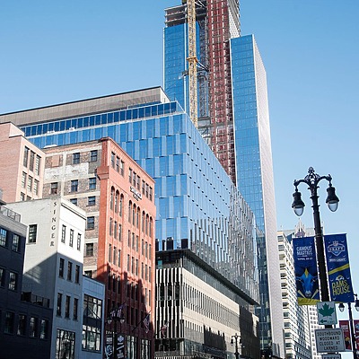 Hudson's Site Redevelopment Tower by Junfu Han, Detroit Free Press