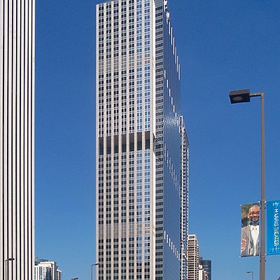 Blue Cross-Blue Shield Tower by Ryan Hildebrand