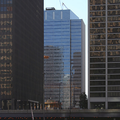 Blue Cross-Blue Shield Tower by Daniel Kieckhefer