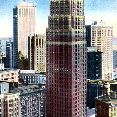 David Stott Building by Arcadia Greeting Card Co.