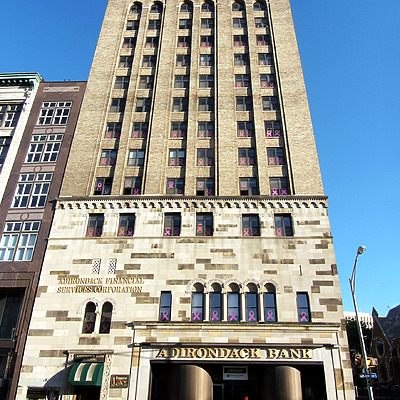 Adirondack Bank Building by John Cahill