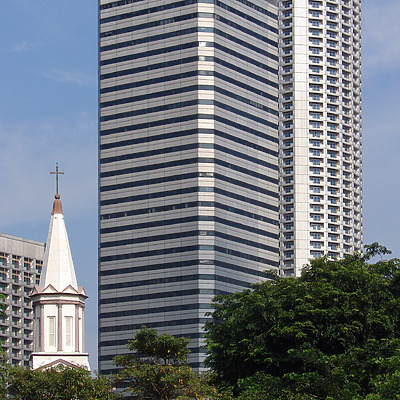 Raffles City Tower by Horst Kiechle
