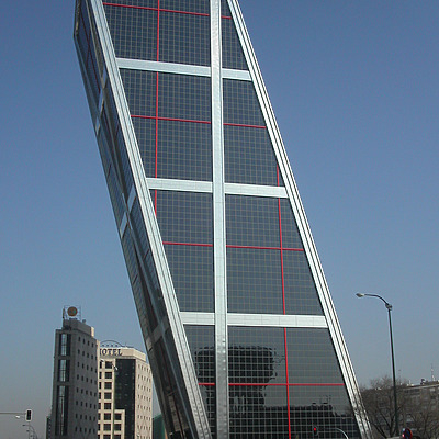 Puerta de Europa II by Cesar Serrano
