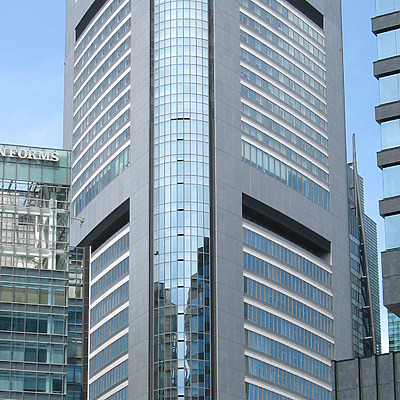 Shiodome Media Tower by Kevin Hemphill
