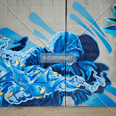 Saint Louis City Flood Wall (South Wall) by Ryan Hildebrand