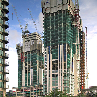 Pan Peninsula West Tower by Cesar Serrano