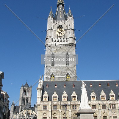 Belfort van Gent by Emmanuel D.