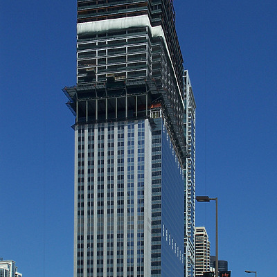 Blue Cross-Blue Shield Tower by Ryan Hildebrand