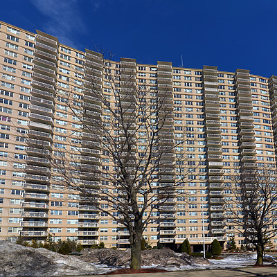 Mediterranean Towers West by John W. Cahill