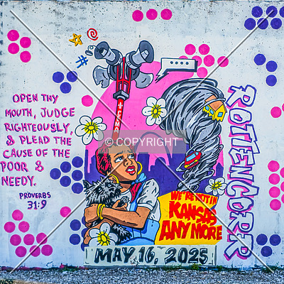 Saint Louis City Flood Wall (South Wall) by Ryan Hildebrand