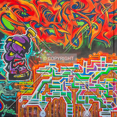 Saint Louis City Flood Wall (South Wall) by Ryan Hildebrand