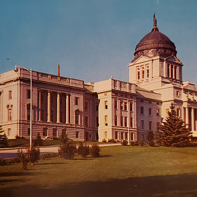 Montana State Capitol by Ellis Post Card Co.