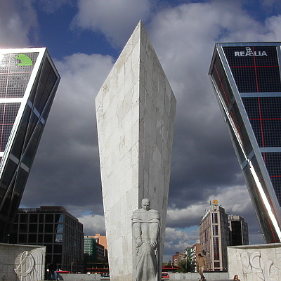 Puerta de Europa I by Cesar Serrano
