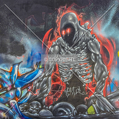 Saint Louis City Flood Wall (South Wall) by Ryan Hildebrand