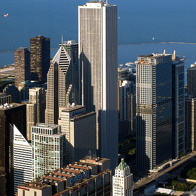 Aon Center by Marshall Gerometta