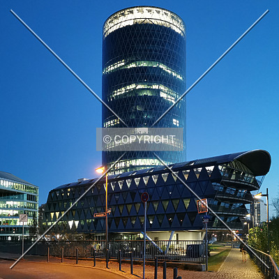 Westhafen Tower by Nephilim