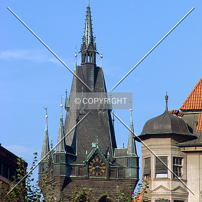 Jindrisska Tower by Alexander Ulyanov